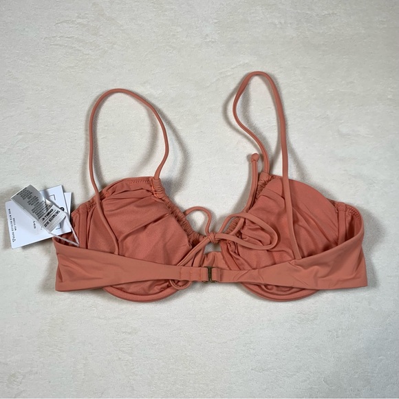 O’NEILL Avalon Saltwater Solids Swimsuit Underwire Bikini Top, D-Cup, Large - Picture 5 of 5